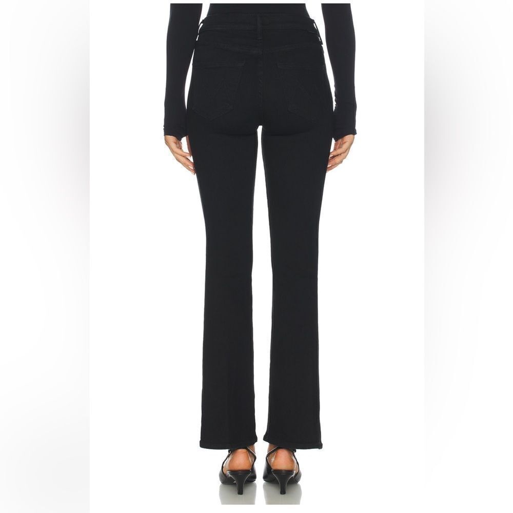 MOTHER THE Weekender Flared Jeans in “Pitch” black - Picture 6 of 12